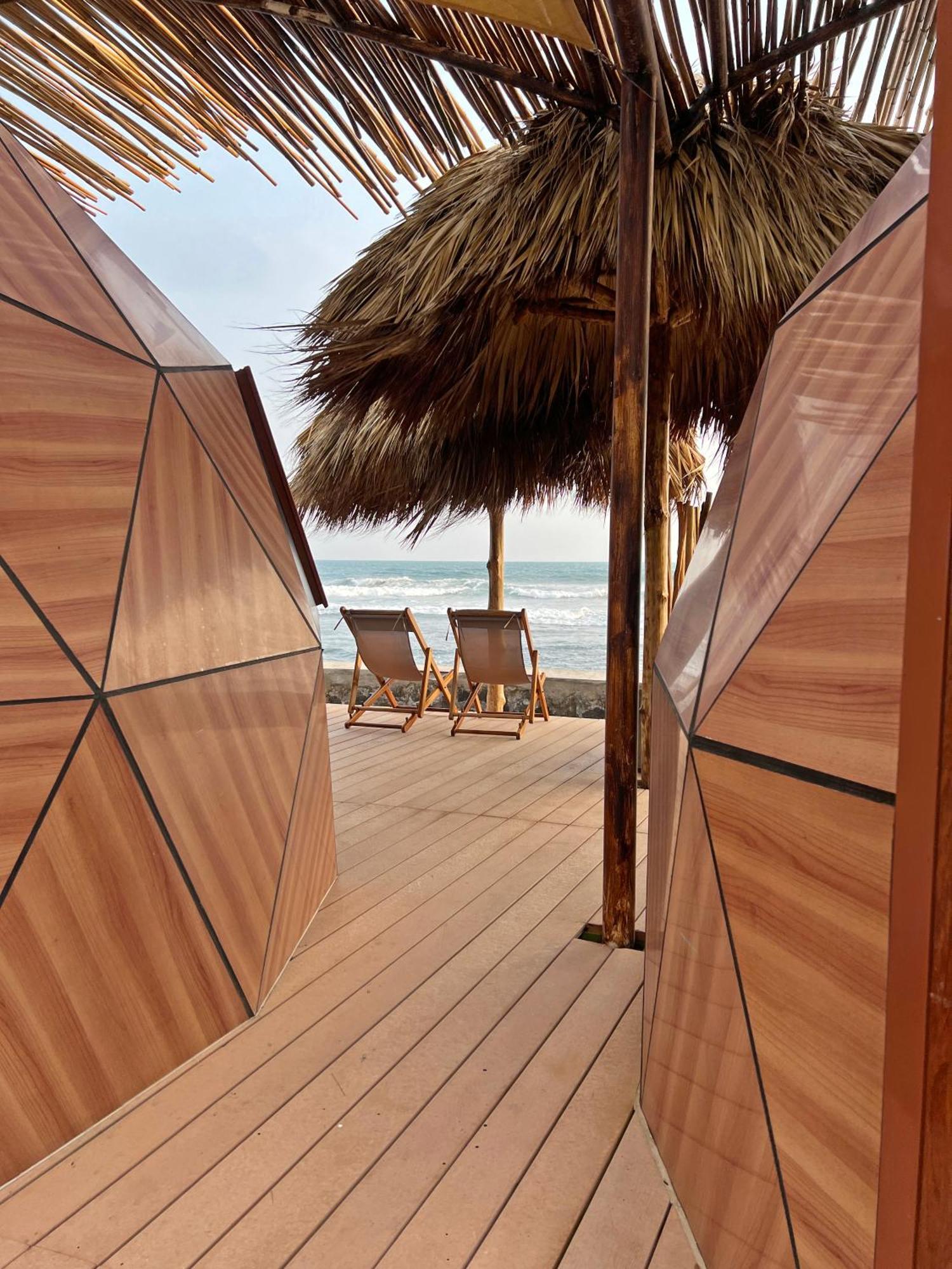 Almare Zonte - Beachfront Glamping Hotel El Zonte Extérieur photo